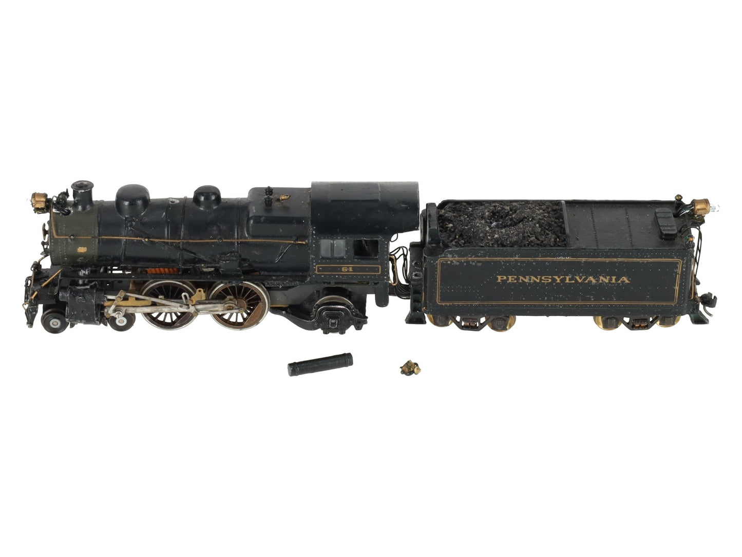 HO Scale PRR Diecast Steam Locomotive E-6 Steam Locomotive #61 w/ DCC & Sound VG