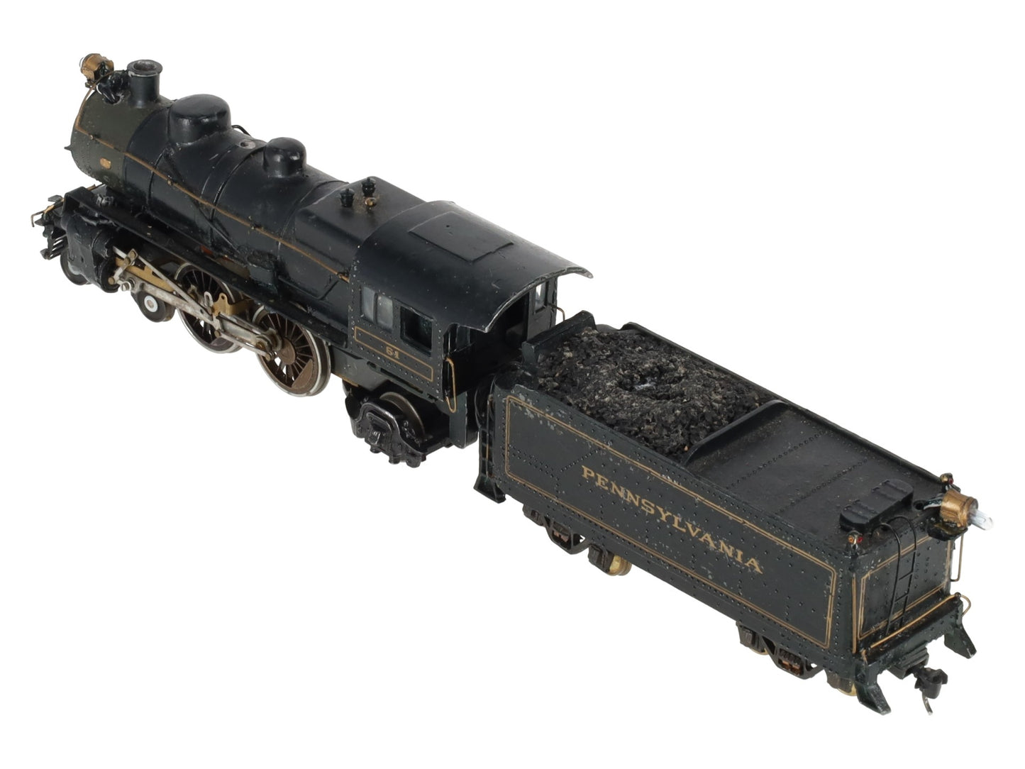 HO Scale PRR Diecast Steam Locomotive E-6 Steam Locomotive #61 w/ DCC & Sound VG