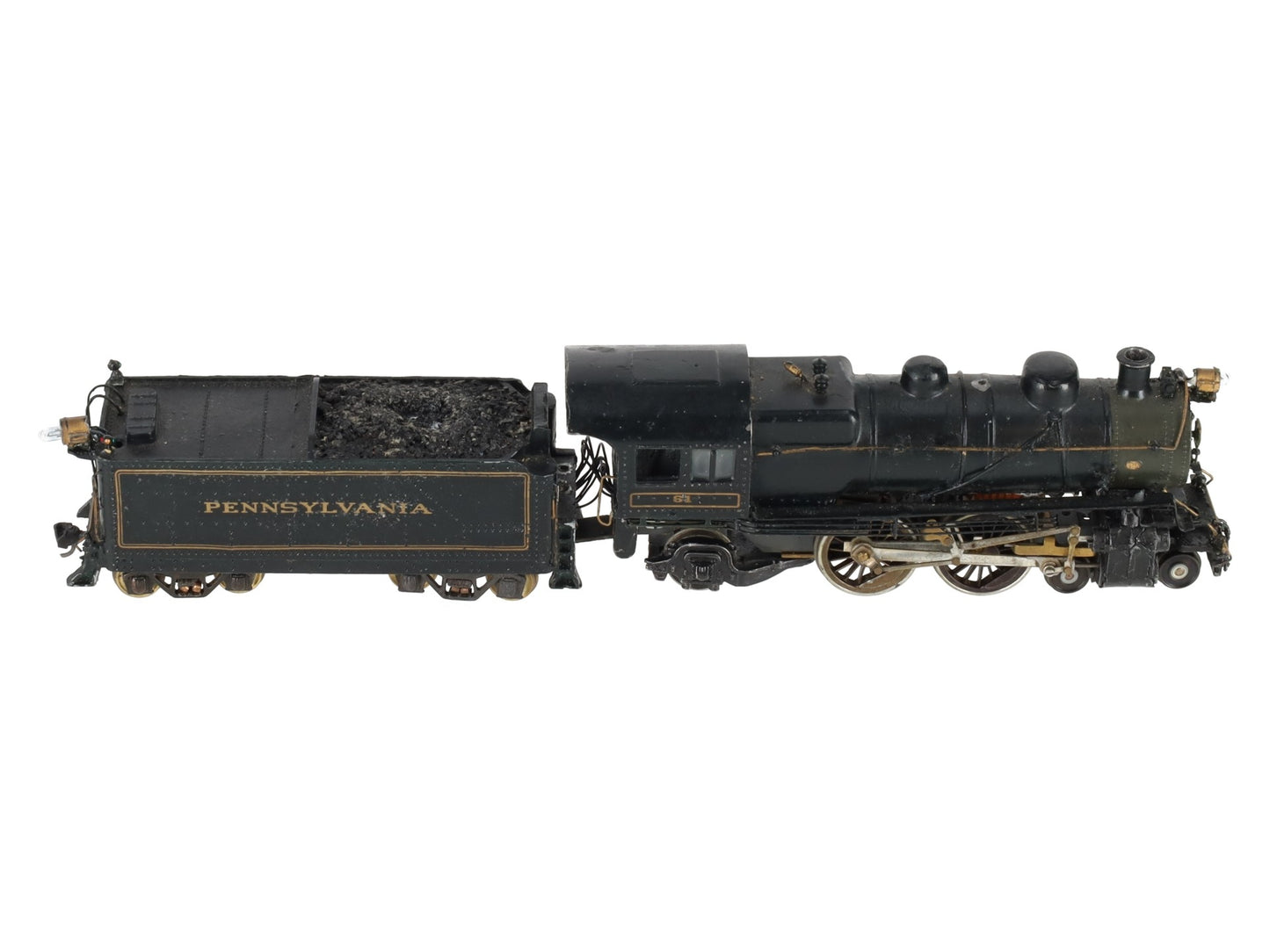 HO Scale PRR Diecast Steam Locomotive E-6 Steam Locomotive #61 w/ DCC & Sound VG