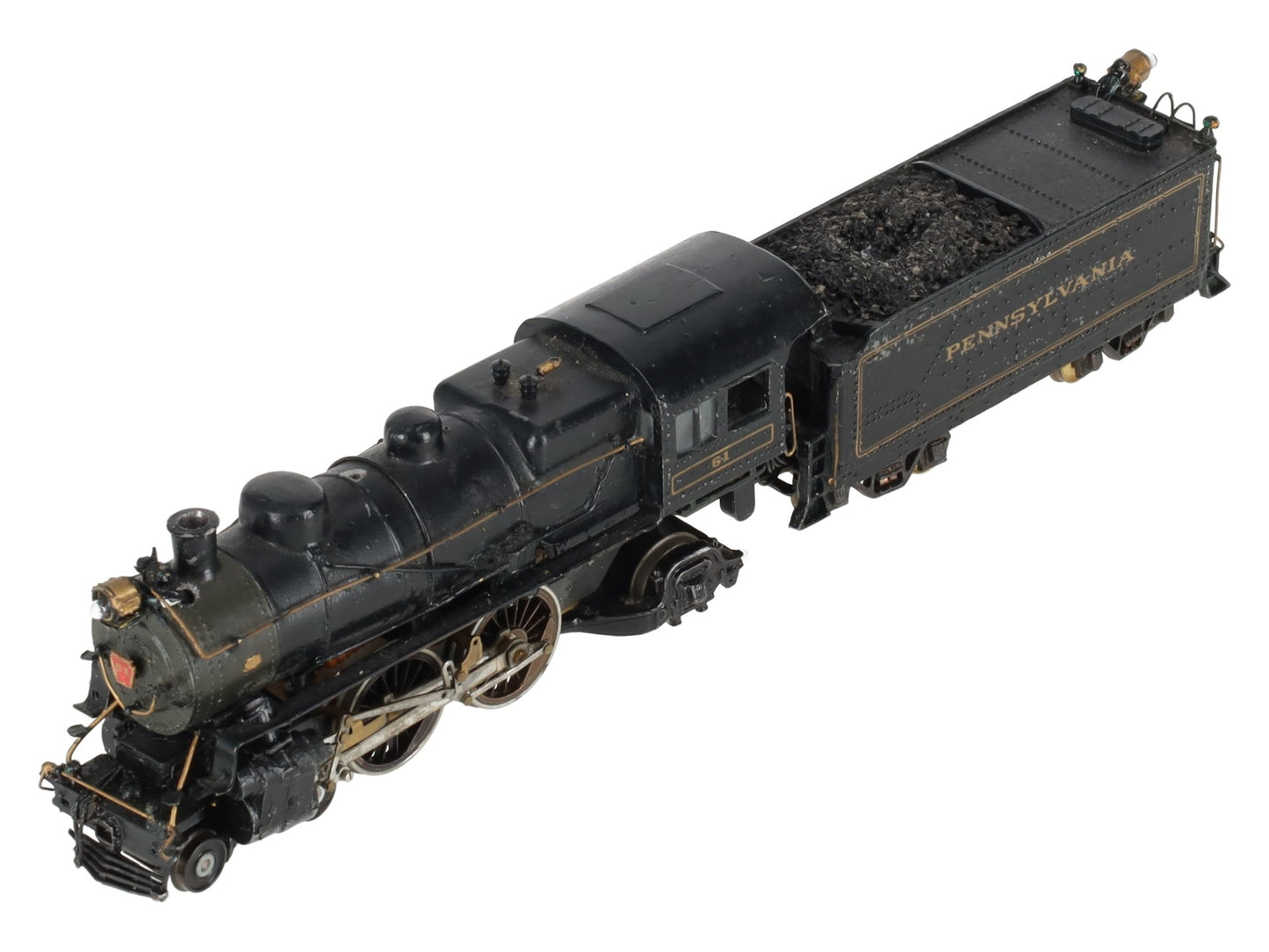 HO Scale PRR Diecast Steam Locomotive E-6 Steam Locomotive #61 w/ DCC & Sound VG