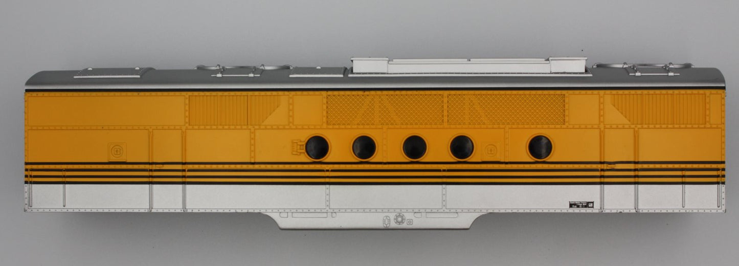Lionel 82302-2 Yellow / Silver Santa Fe FT-B Diesel Locomotive Body Shell