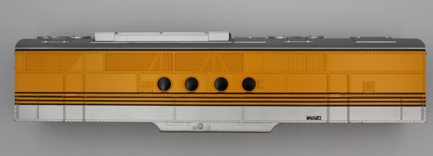 Lionel 82302-2 Yellow / Silver Santa Fe FT-B Diesel Locomotive Body Shell