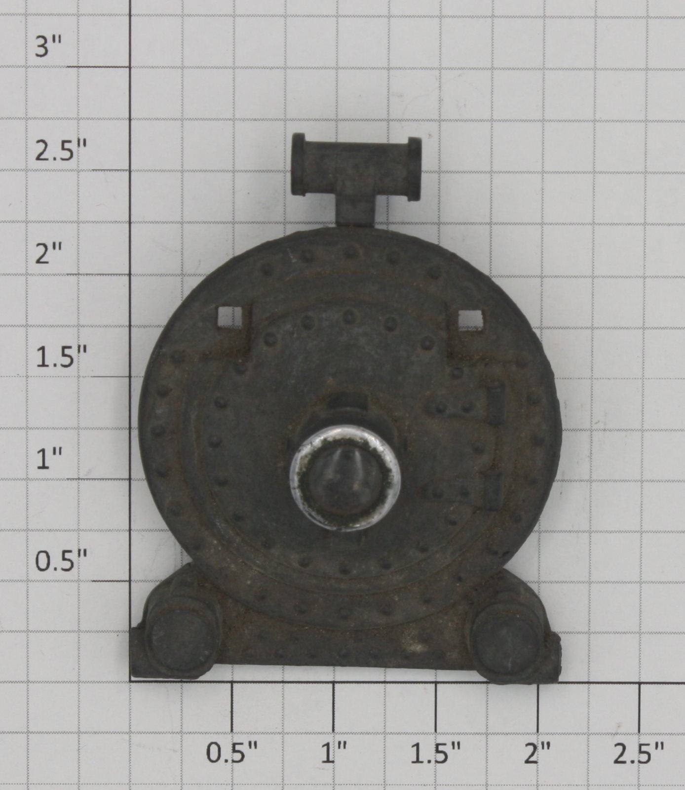 Lionel 261-2 O Gauge Steam Locomotive Boiler Front w/ Latch, Headlight & Bezel
