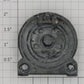 Lionel 261-2 Black Boiler Front with Flag Holders and Copper Bezel