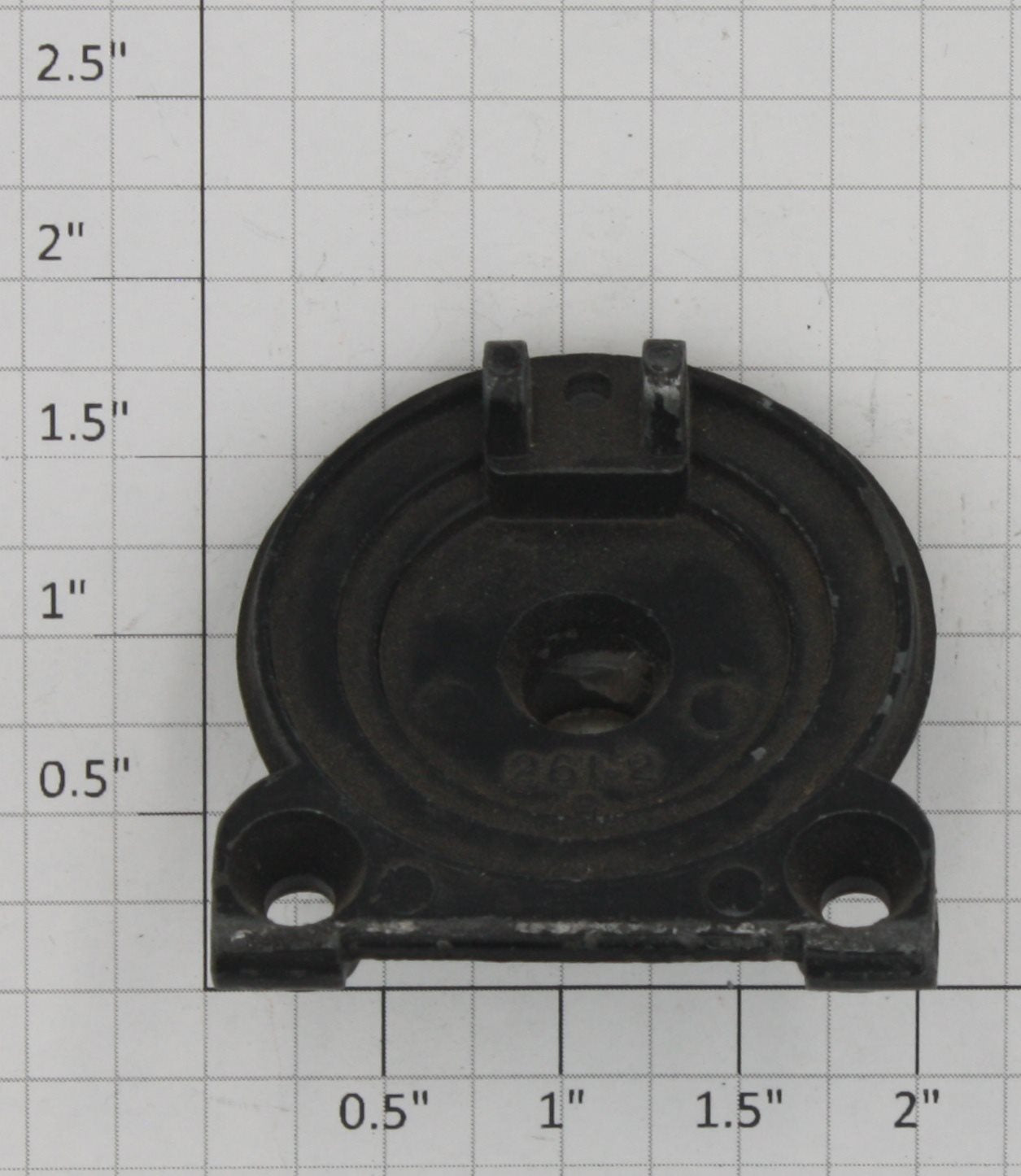 Lionel 261-2 Black Boiler Front with Flag Holders and Headlight