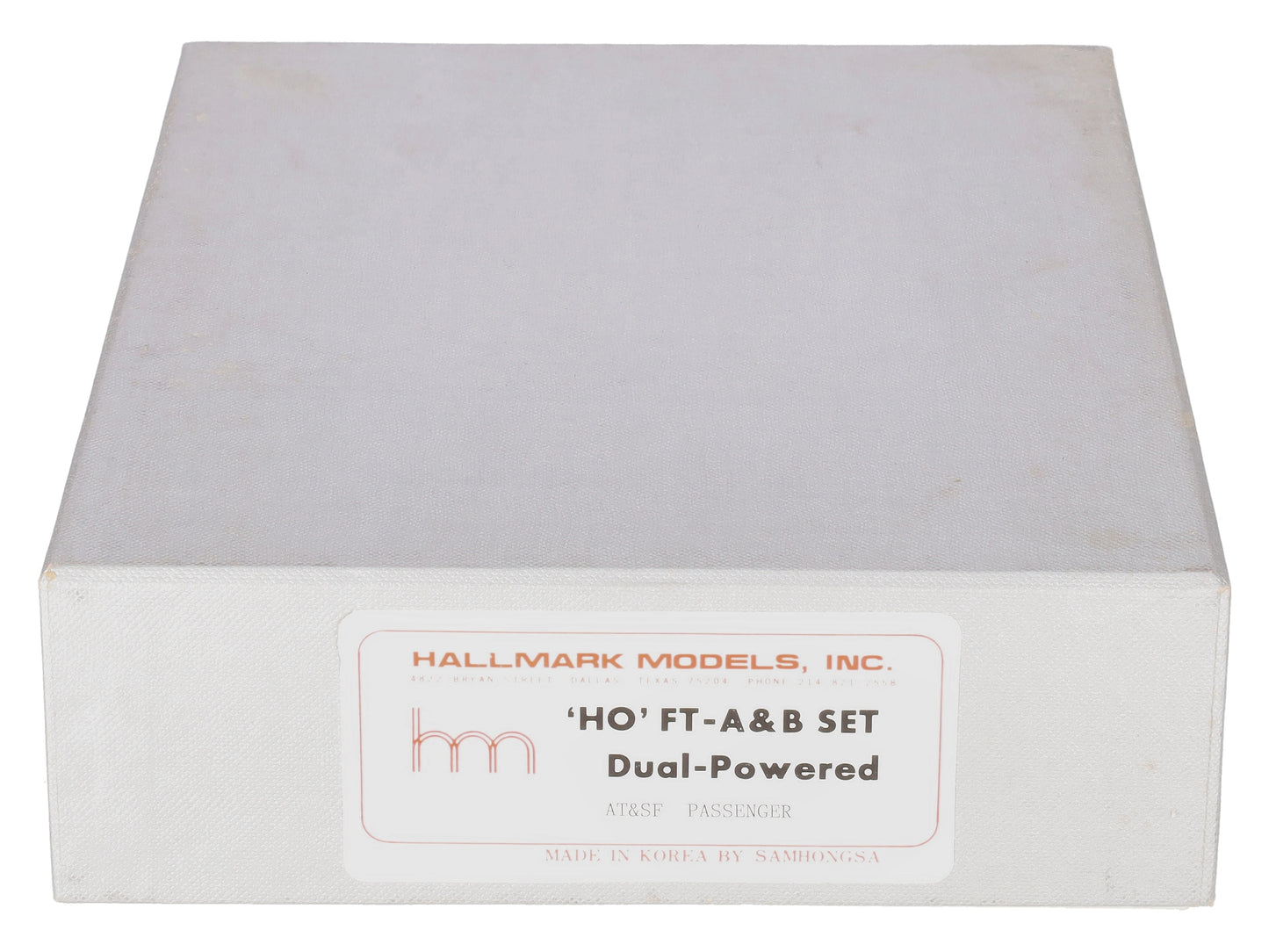 Hallmark Models HO BRASS AT&SF Dual Powered AB Diesel Set - F/P LN/Box