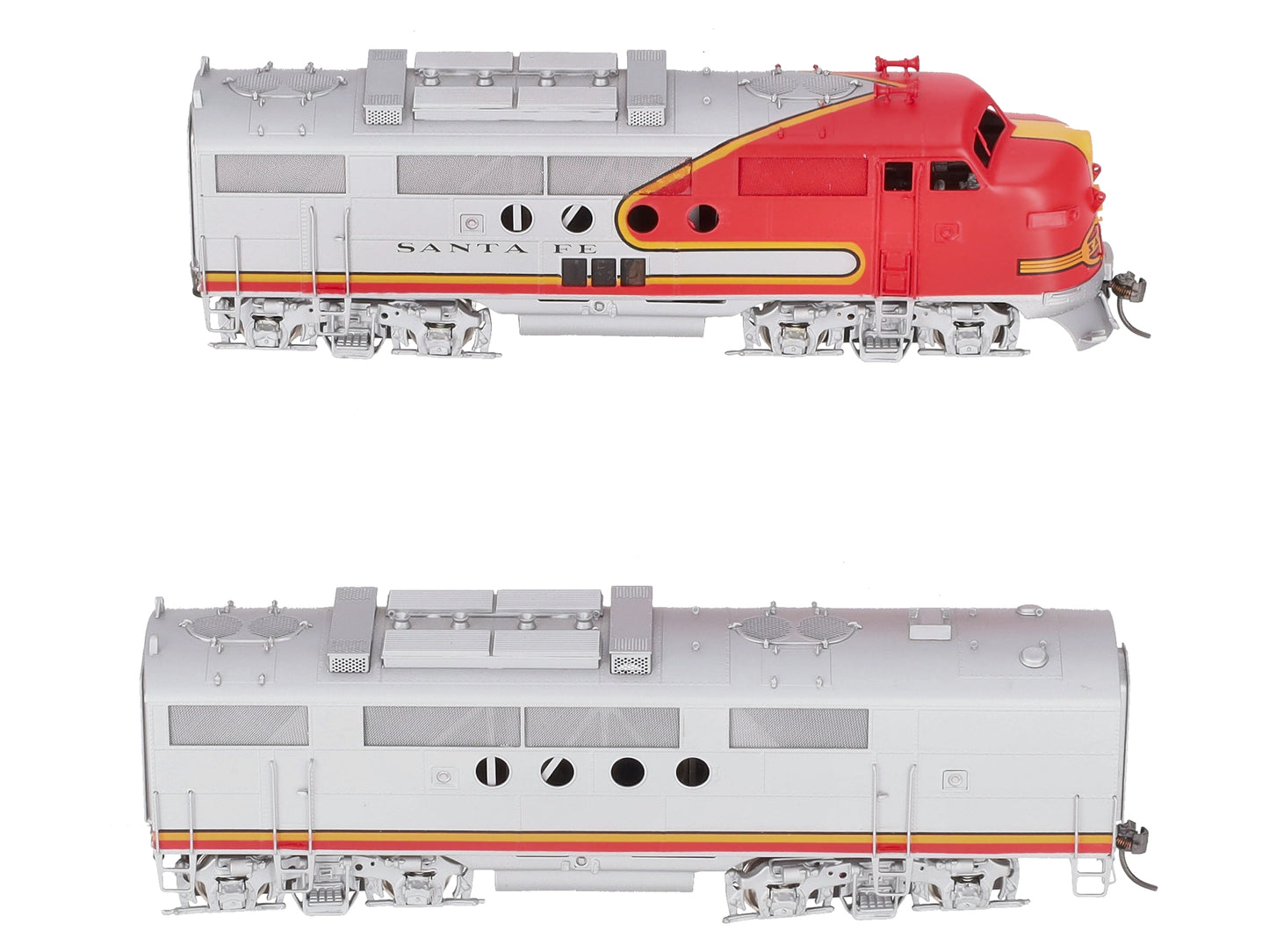 Hallmark Models HO BRASS AT&SF Dual Powered AB Diesel Set - F/P LN/Box