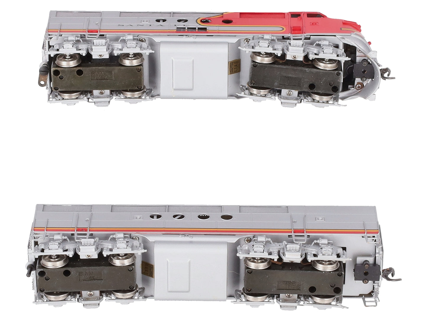 Hallmark Models HO BRASS AT&SF Dual Powered AB Diesel Set - F/P LN/Box