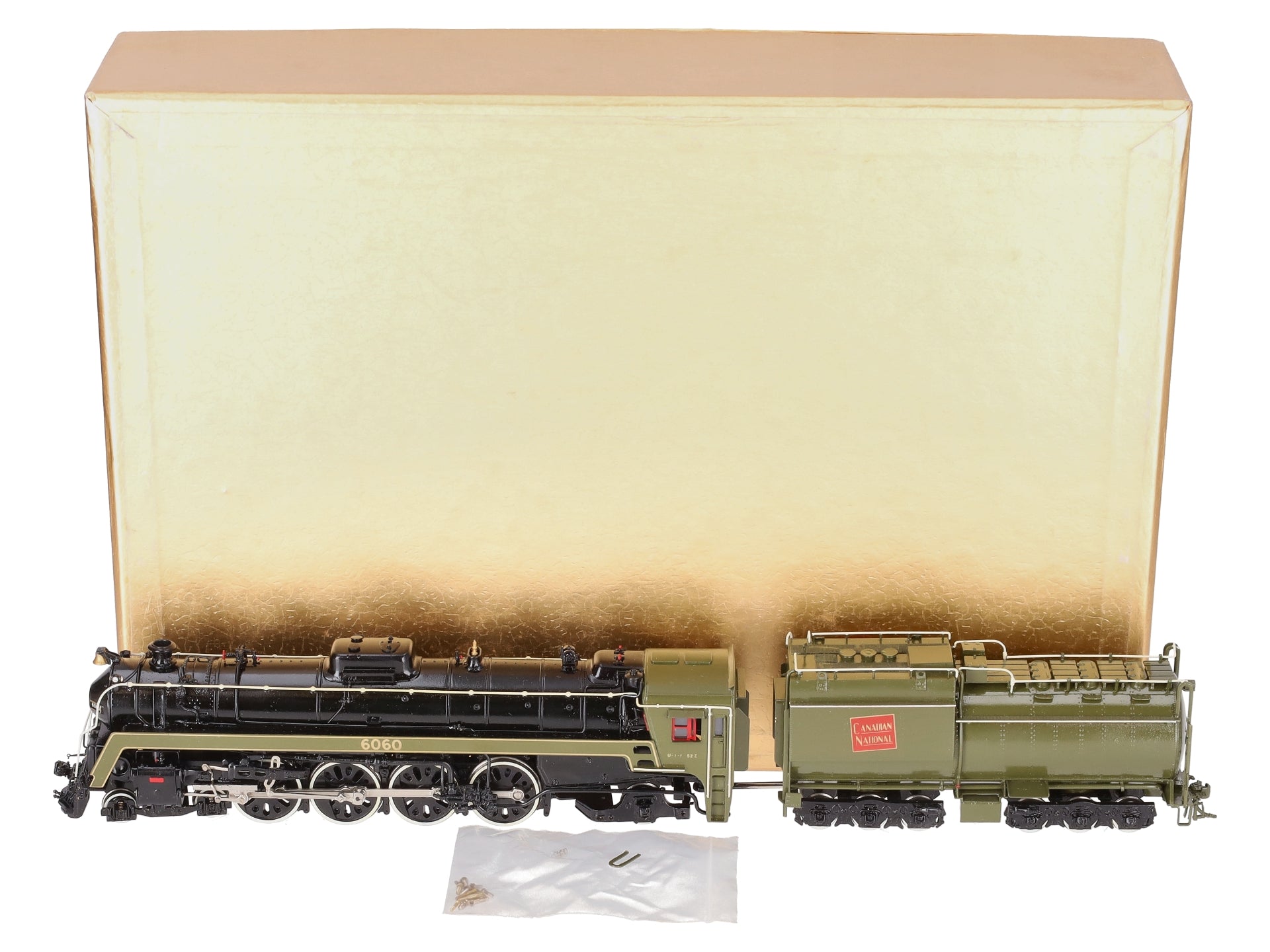 Van Hobbies HO BRASS CNR 4-8-2 Steam Loco & Tender #6060 - Painted EX