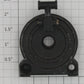 Lionel 261-2 Black Boiler Front with Flag Holders, Nickel Bezel and Latch