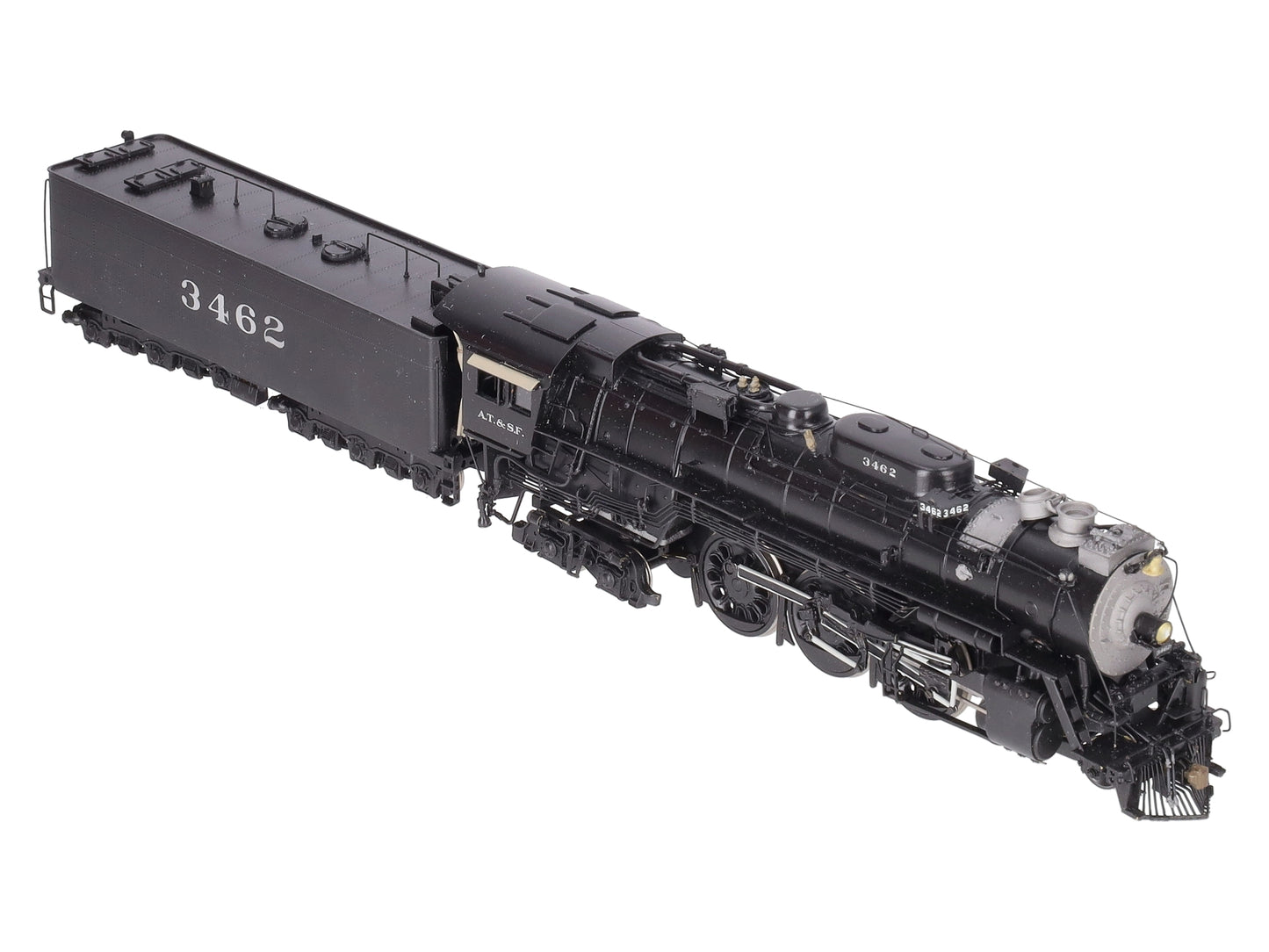Westside Model Co. HO Brass Big 3 Santa Fe 4-6-4 Steam Loco #3462 - Custom Paint LN