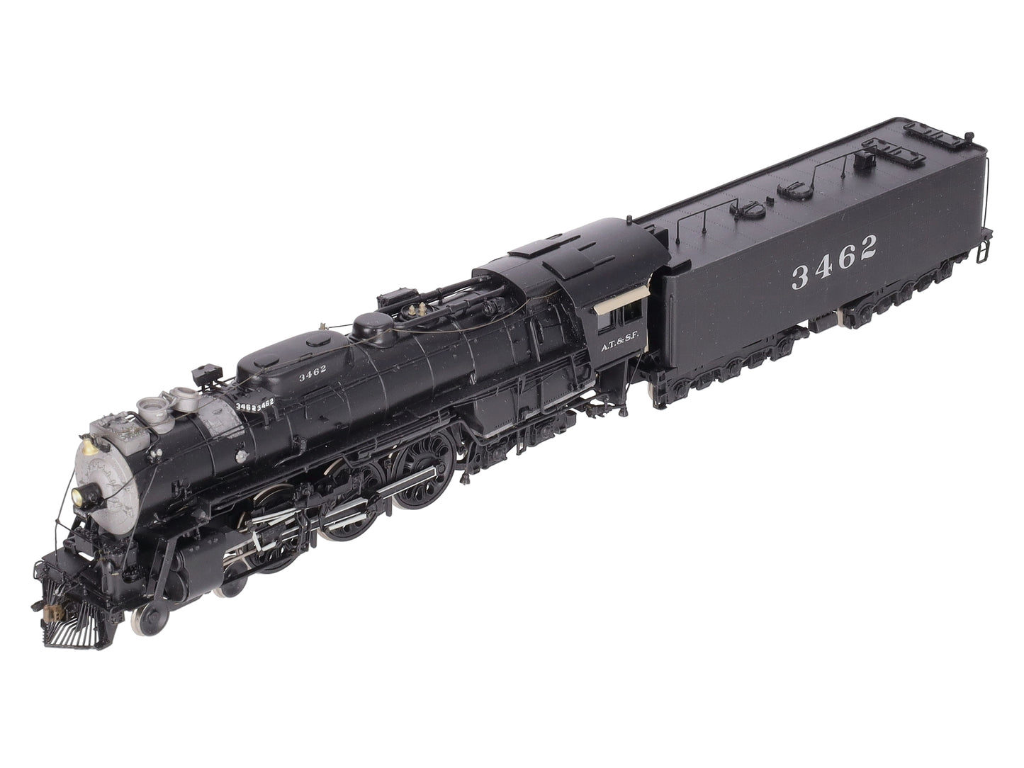 Westside Model Co. HO Brass Big 3 Santa Fe 4-6-4 Steam Loco #3462 - Custom Paint LN
