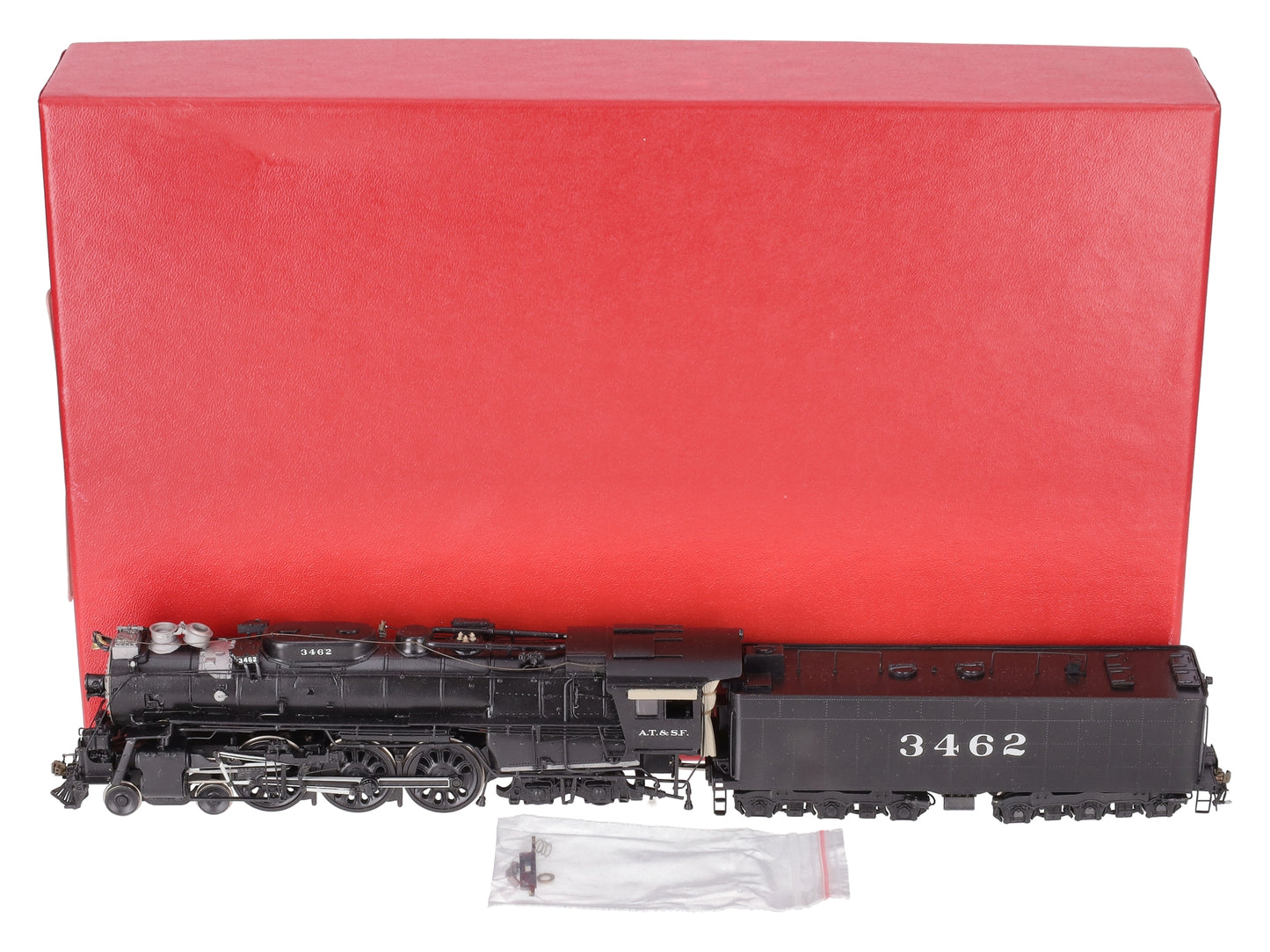 Westside Model Co. HO Brass Big 3 Santa Fe 4-6-4 Steam Loco #3462 - Custom Paint LN
