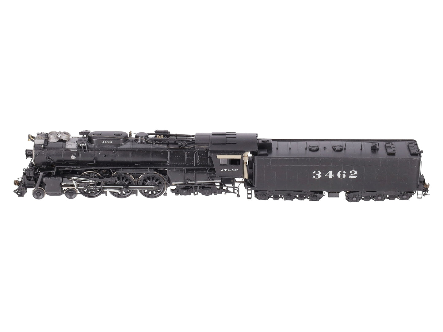 Westside Model Co. HO Brass Big 3 Santa Fe 4-6-4 Steam Loco #3462 - Custom Paint LN