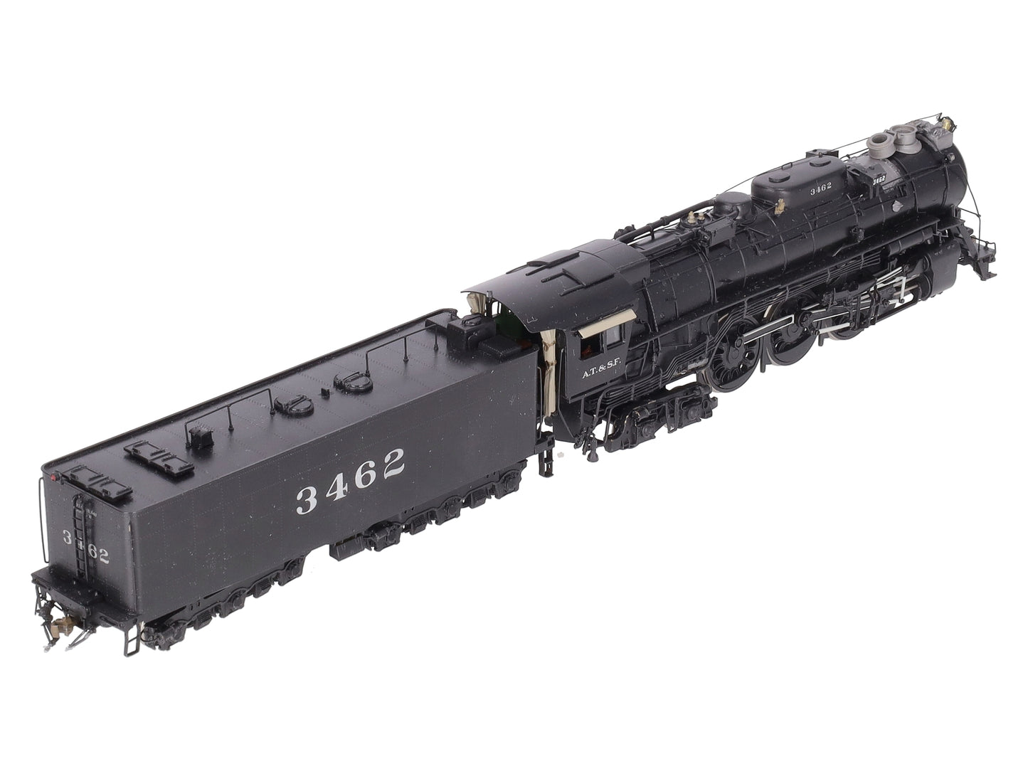 Westside Model Co. HO Brass Big 3 Santa Fe 4-6-4 Steam Loco #3462 - Custom Paint LN