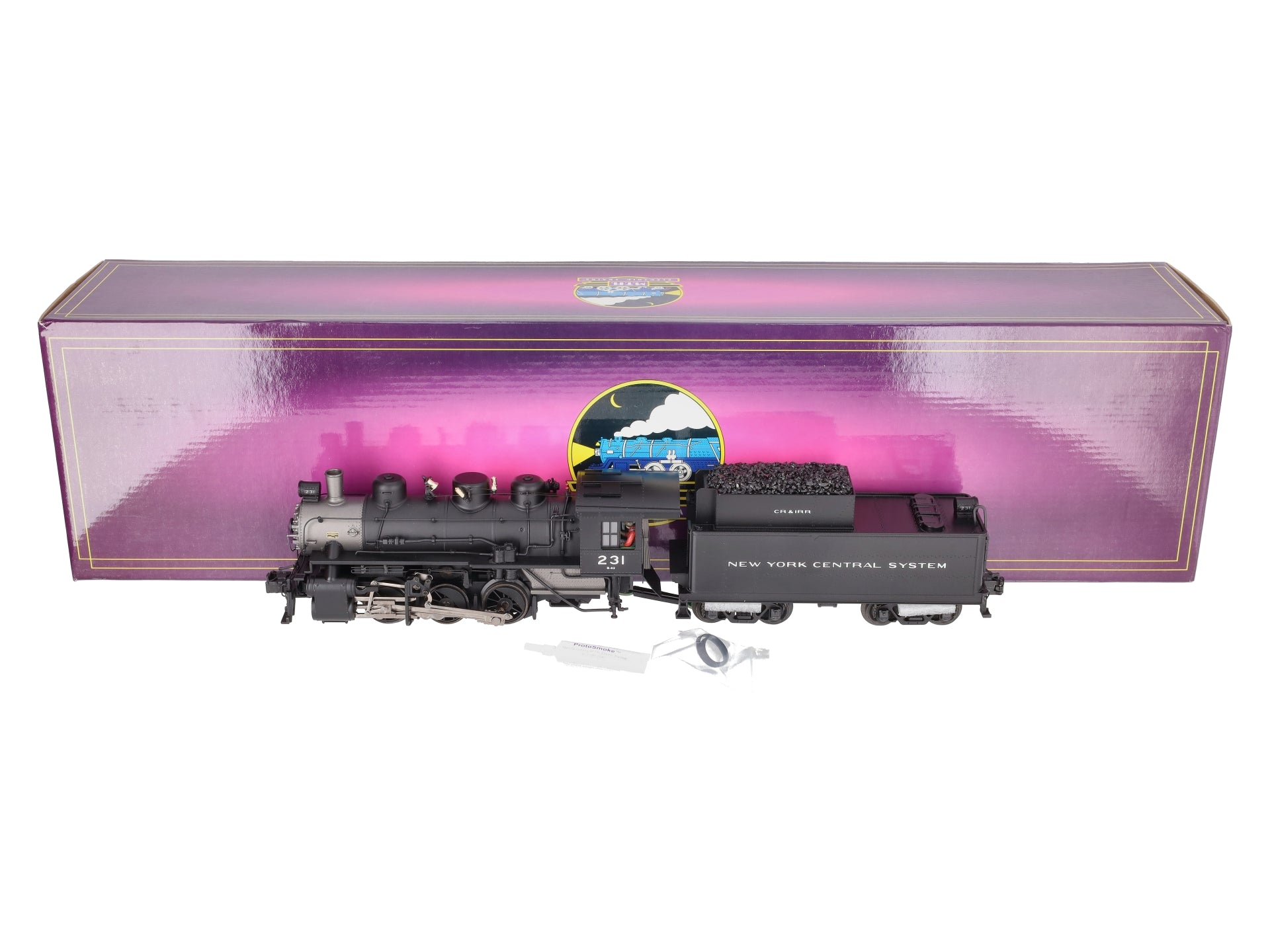 MTH 20-3281-1 NYC 0-6-0 USRA Steam Locomotive HiRail w/PS2 #231
