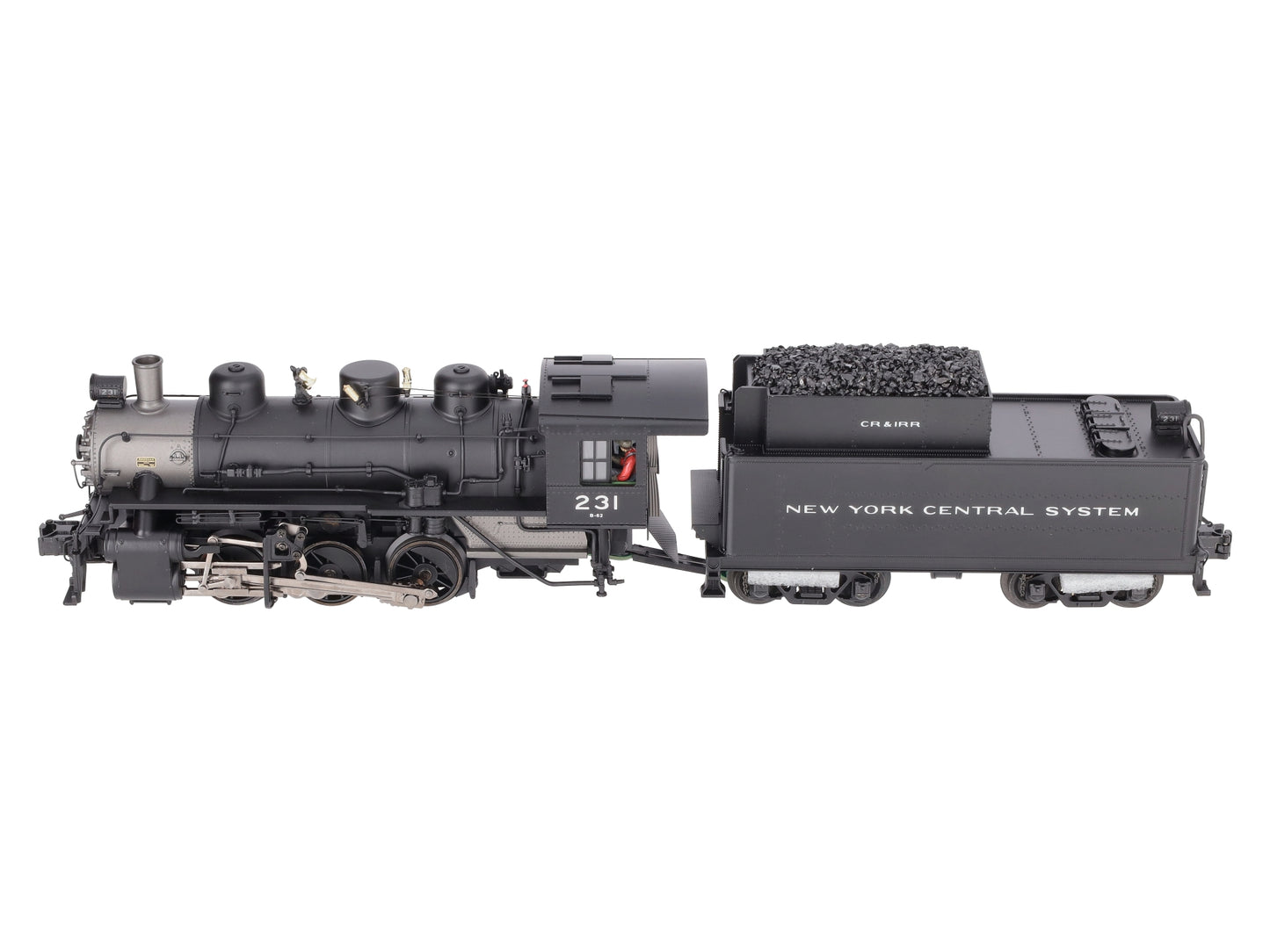 MTH 20-3281-1 NYC 0-6-0 USRA Steam Locomotive HiRail w/PS2 #231 NIB