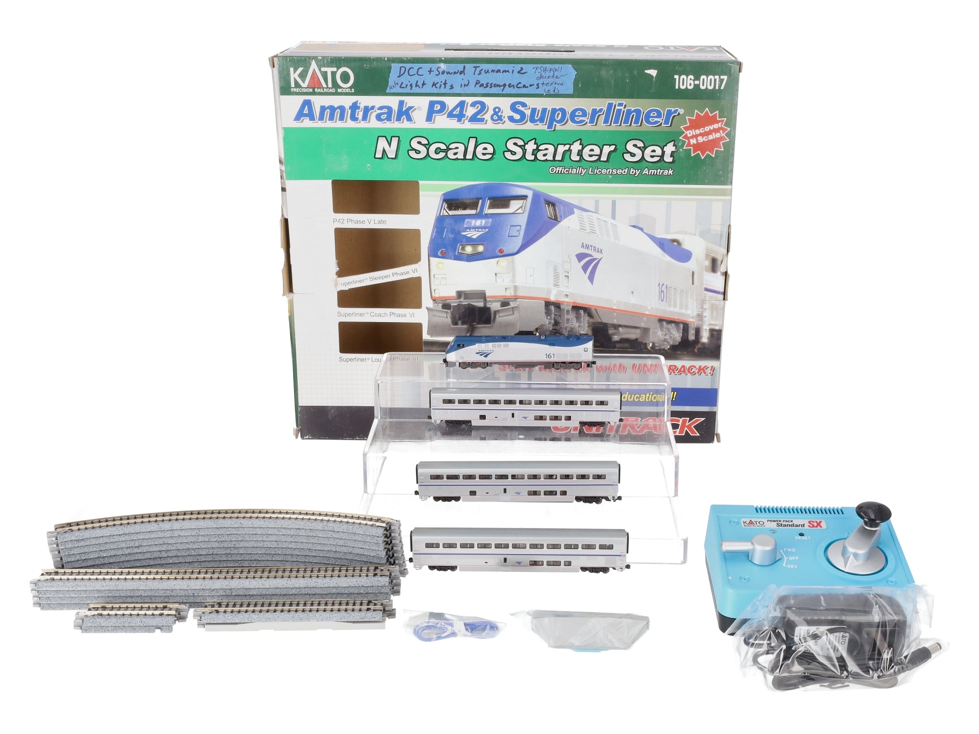 Kato 106-0017 N Scale Amtrak P42 Superliner Diesel Starter