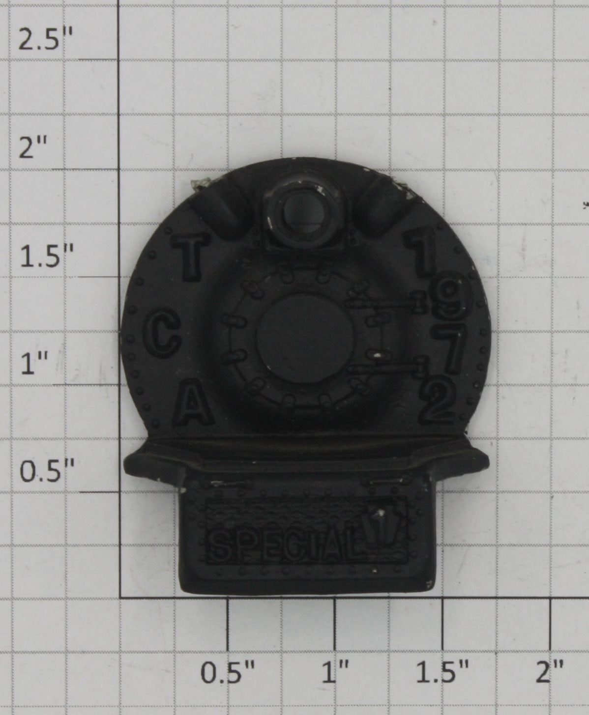 Lionel 671-196TCA 1972 Turbine Locomotive Boiler Front without Lens and Flags