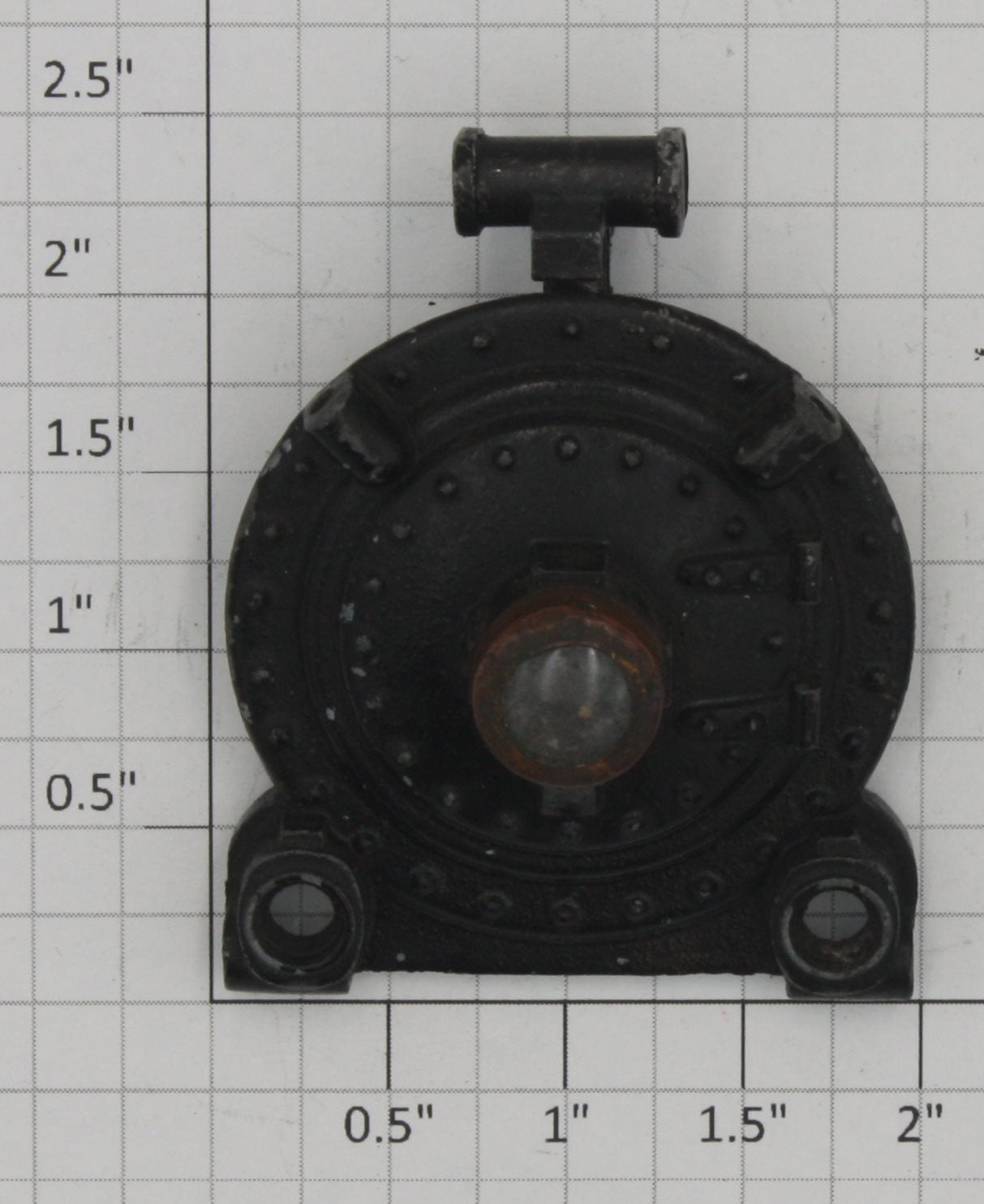 Lionel 261-2 Black Boiler Front with Flag Holders, Headlight and Latch