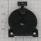 Lionel 261-2 Black Boiler Front with Flag Holders, Headlight and Latch