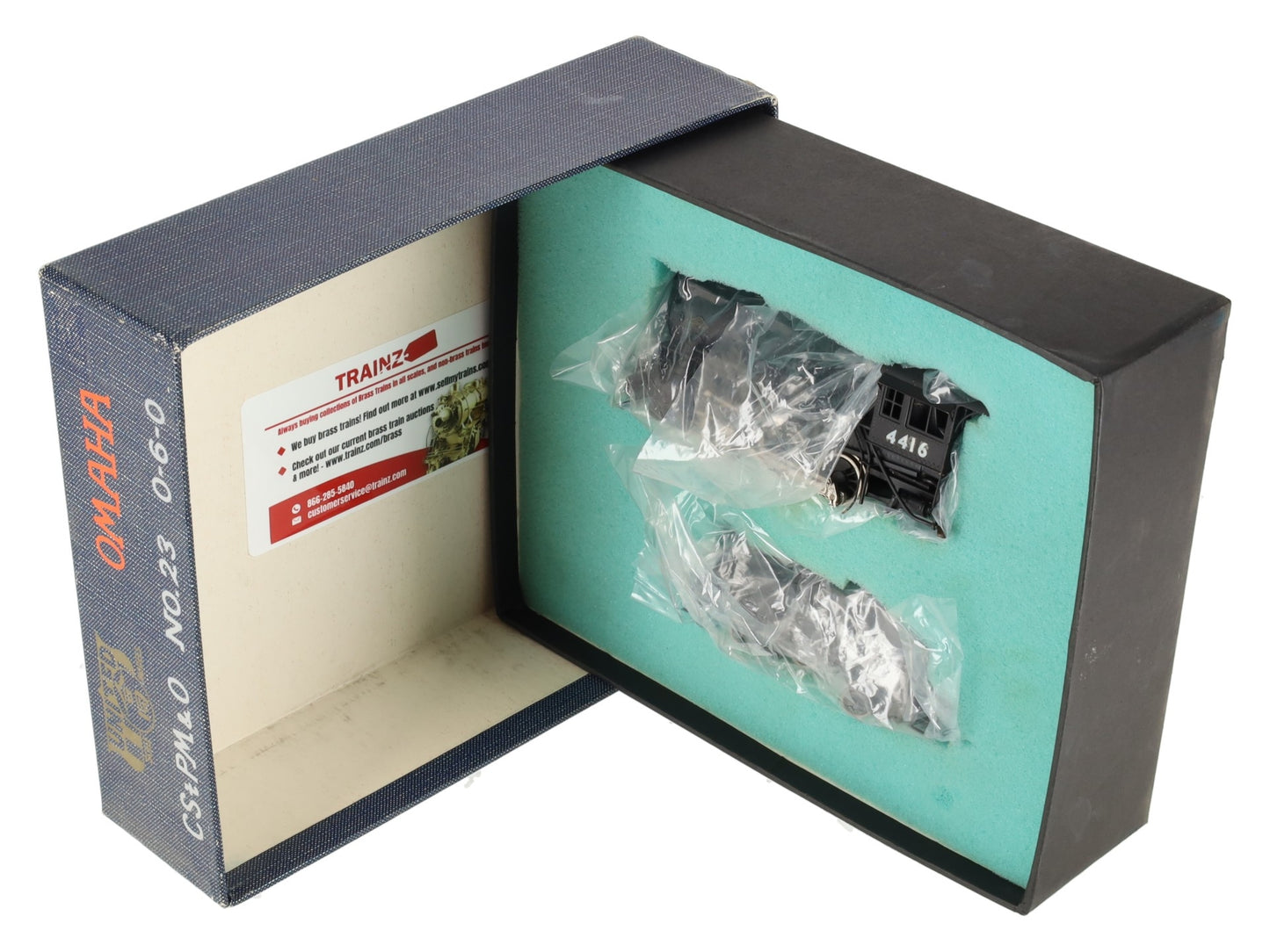 United Models 23 HO Scale CSPM&O 0-6-0 Omaha Steam Loco & Tender - Painted EX/Box