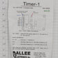 Dallee 505 Timer-1 On/Off Timer-5A Load Printed Circuit PCB