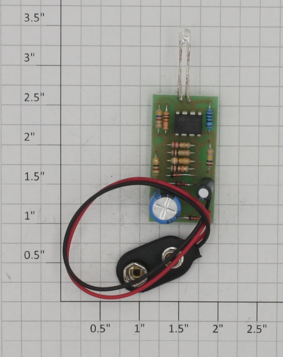 Dallee 547 Dual Mars Light 2 T-1(3mm) Incandescent White LED Printed Circuit PCB