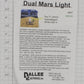 Dallee 547 Dual Mars Light 2 T-1(3mm) Incandescent White LED Printed Circuit PCB