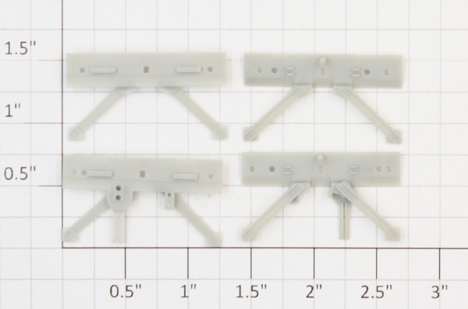 Athearn 87680 HO Scale Unpainted Airslide Bolster EOD Pit Set
