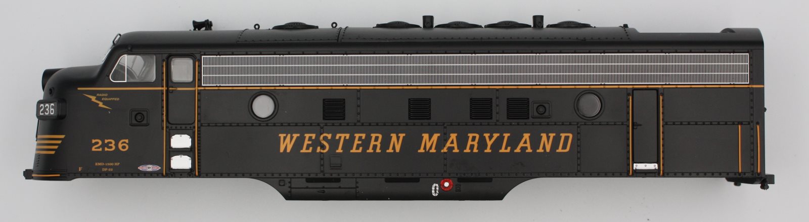 Lionel 34690-002 Scale F-7A Western Maryland Shell #236