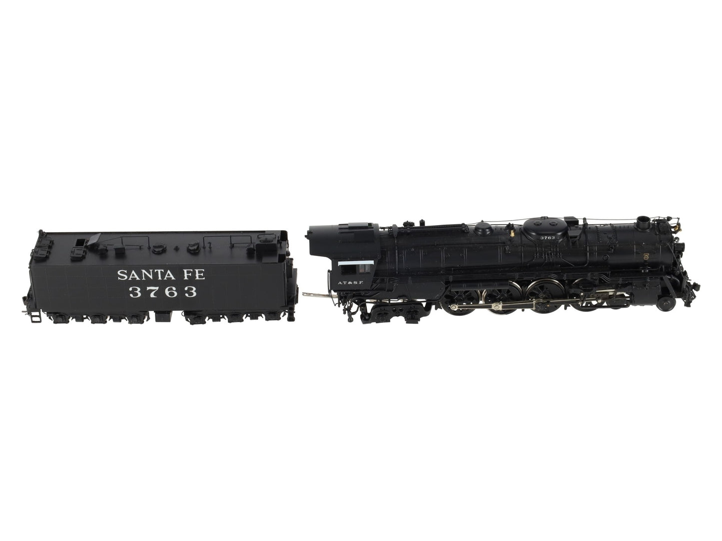 Hallmark Models HO BRASS Santa Fe Super Crown 4-8-4 Steam Loco & Tender LN/Box