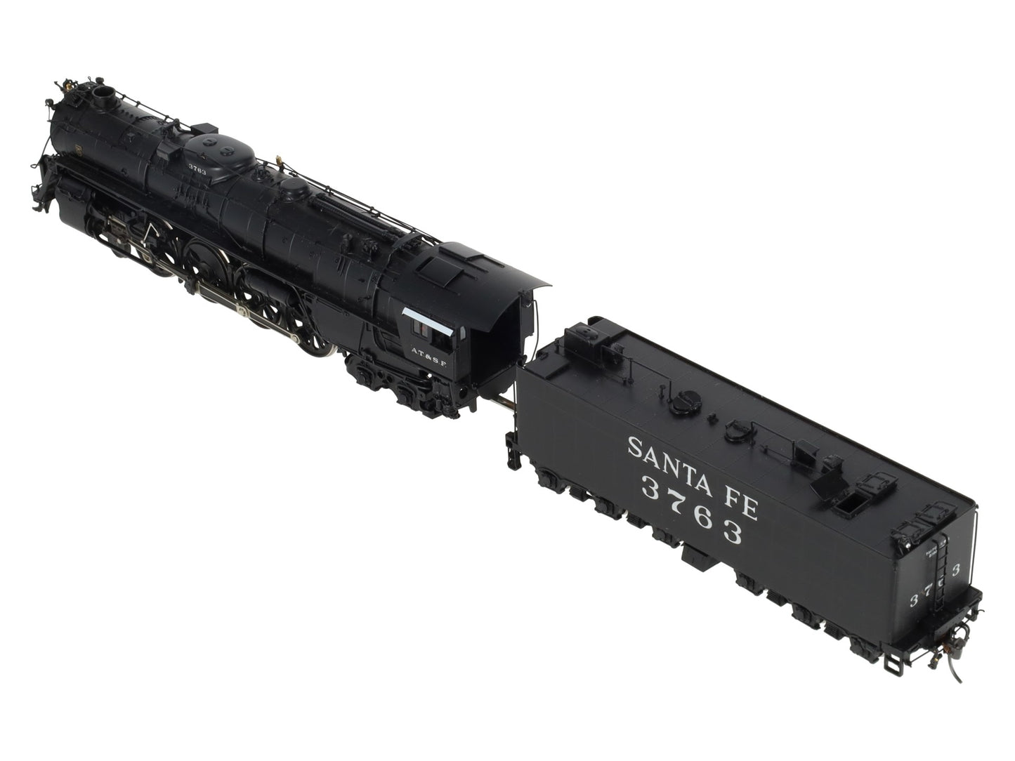 Hallmark Models HO BRASS Santa Fe Super Crown 4-8-4 Steam Loco & Tender LN/Box