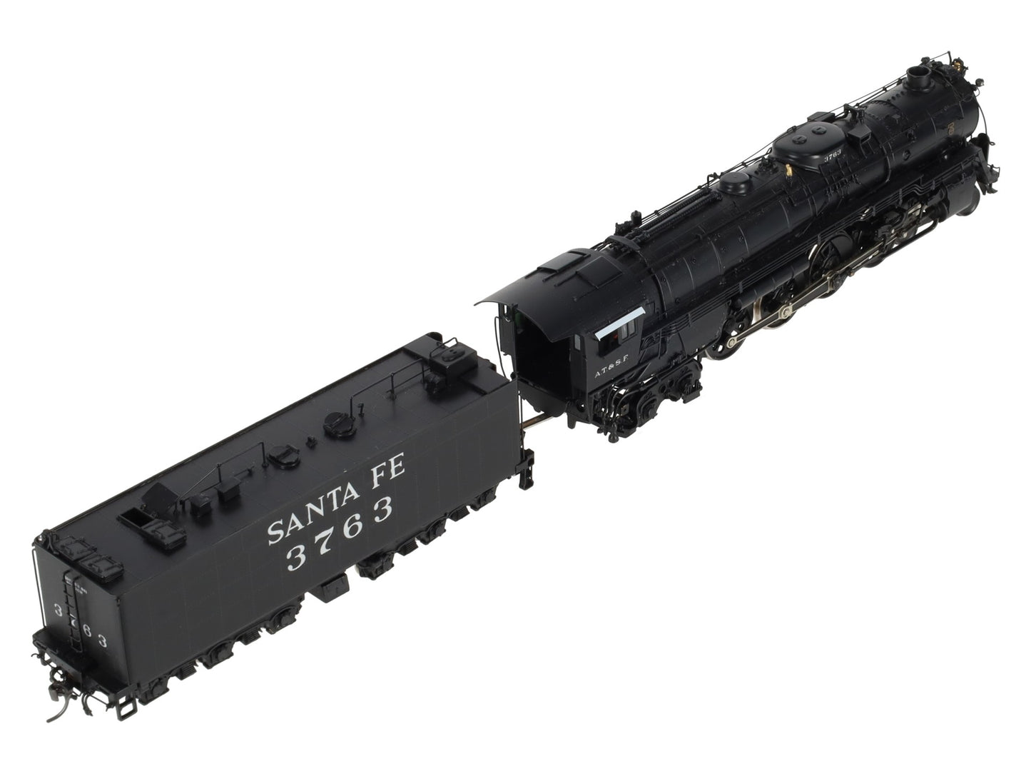 Hallmark Models HO BRASS Santa Fe Super Crown 4-8-4 Steam Loco & Tender LN/Box