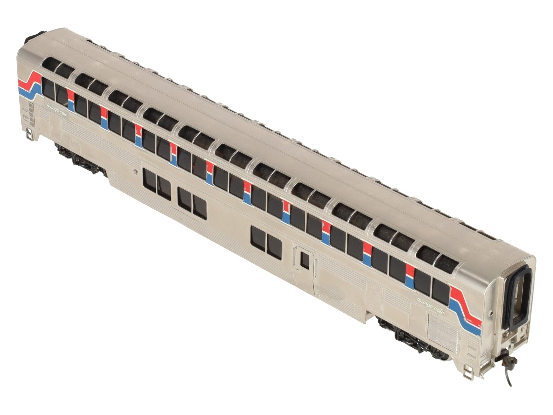 PFM HO BRASS Amtrak Superliner Lounge-Café Passenger Car EX/Box