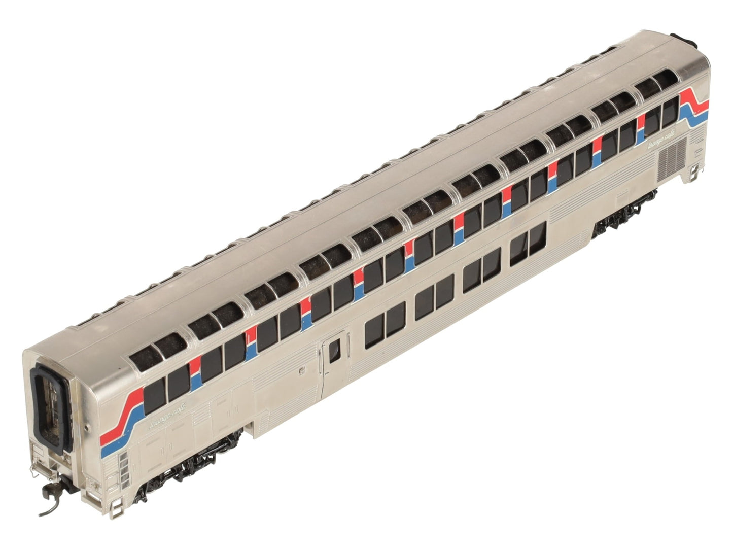 PFM HO BRASS Amtrak Superliner Lounge-Café Passenger Car EX/Box