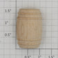 Lionel 209-6 Medium 1-5/8" Wood Wine Barrel