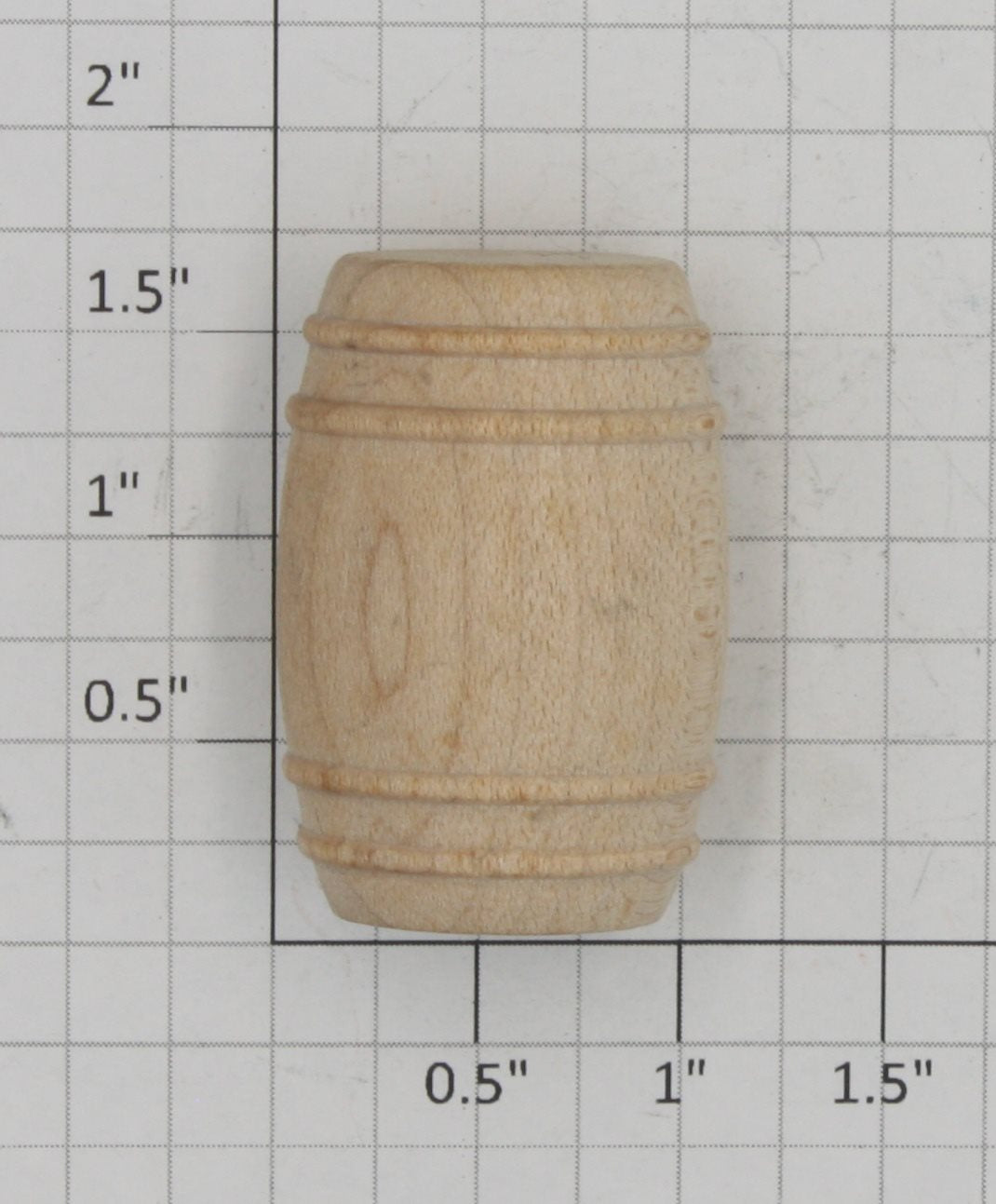 Lionel 209-6 Medium 1-5/8" Wood Wine Barrel