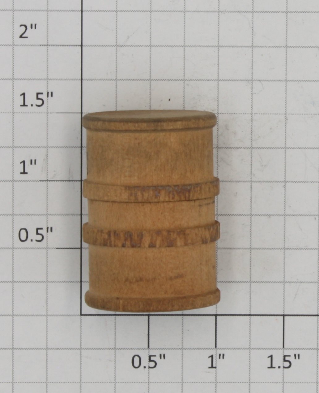 Lionel 209-5 1-7/16" 2-Piece Small Wood Barrel Drum