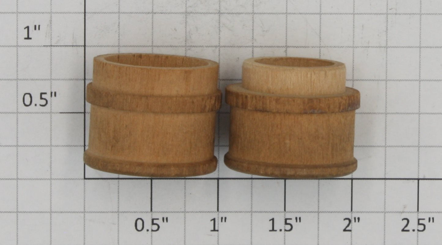 Lionel 209-5 1-7/16" 2-Piece Small Wood Barrel Drum