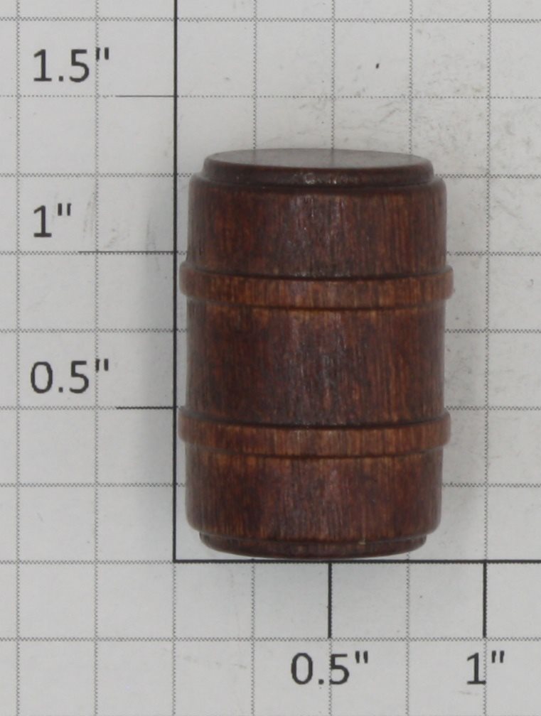 Lionel 6-12745 O Gauge Wooden Stained and Laquered Barrel