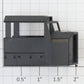 Athearn 60219 HO Black Diesel Locomotive Cab Shell