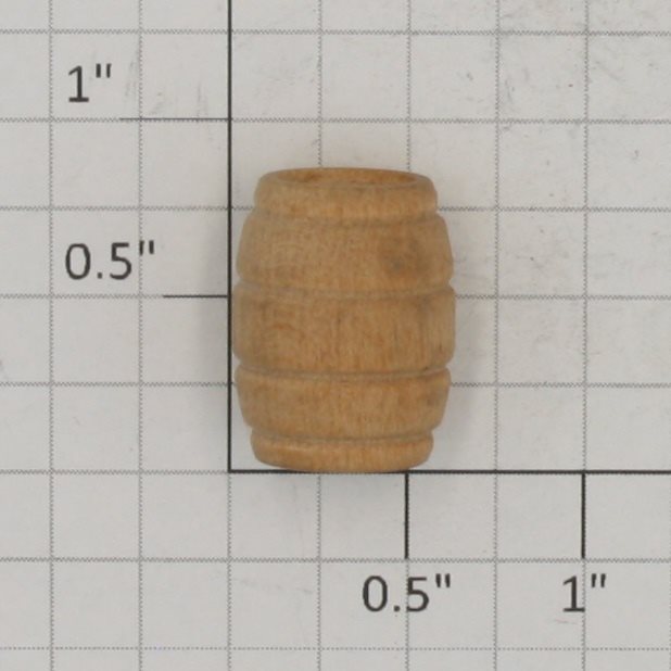 Acme 0715-1430 O Gauge Unfinished Wooden Barrel 13/16