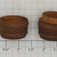 Lionel 209-3 1-7/16" x 1 1/4" OD 2-Piece Small Wood Barrel Stained