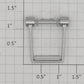 USA Trains R22-134S G Silver Diesel Side Frame Stirrup