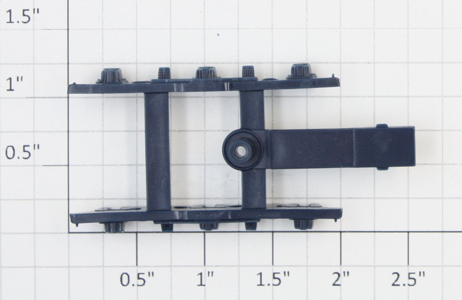 Athearn 60403 HO Blue Plastic Passenger Truck Frame