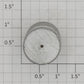 Lionel 209-3S G Scale Silver Painted Wood Barrel Approx. 1 3/8" H X 1" OD