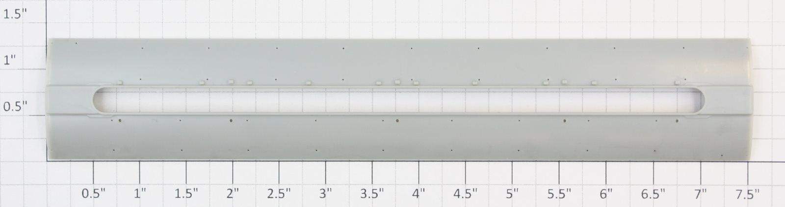 Athearn 42501 Unpainted HO Scale Gray Covered Trinity 5161 Hopper Roof