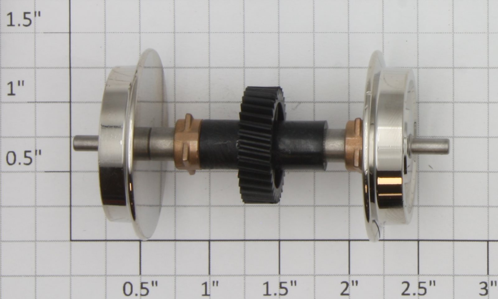 USA Trains R22-135 G Diesel Metal Wheel with Gear & Without Traction Tires