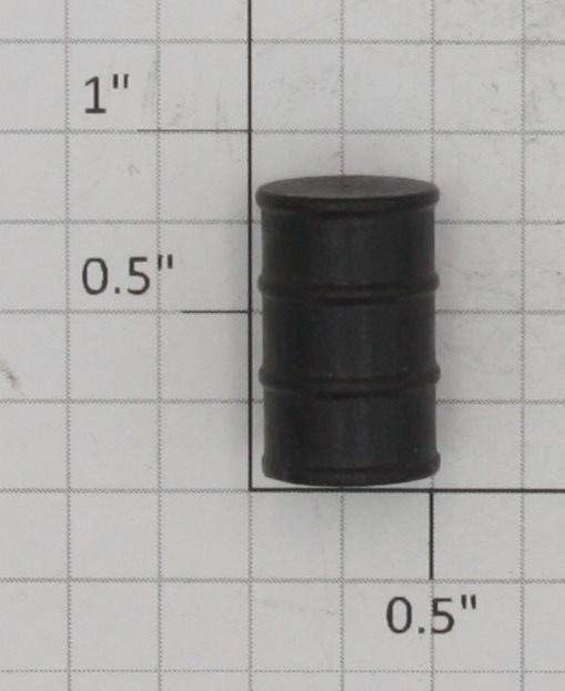 Acme 0715-0919 O Gauge Black Painted Wood Oil Barrel Drum